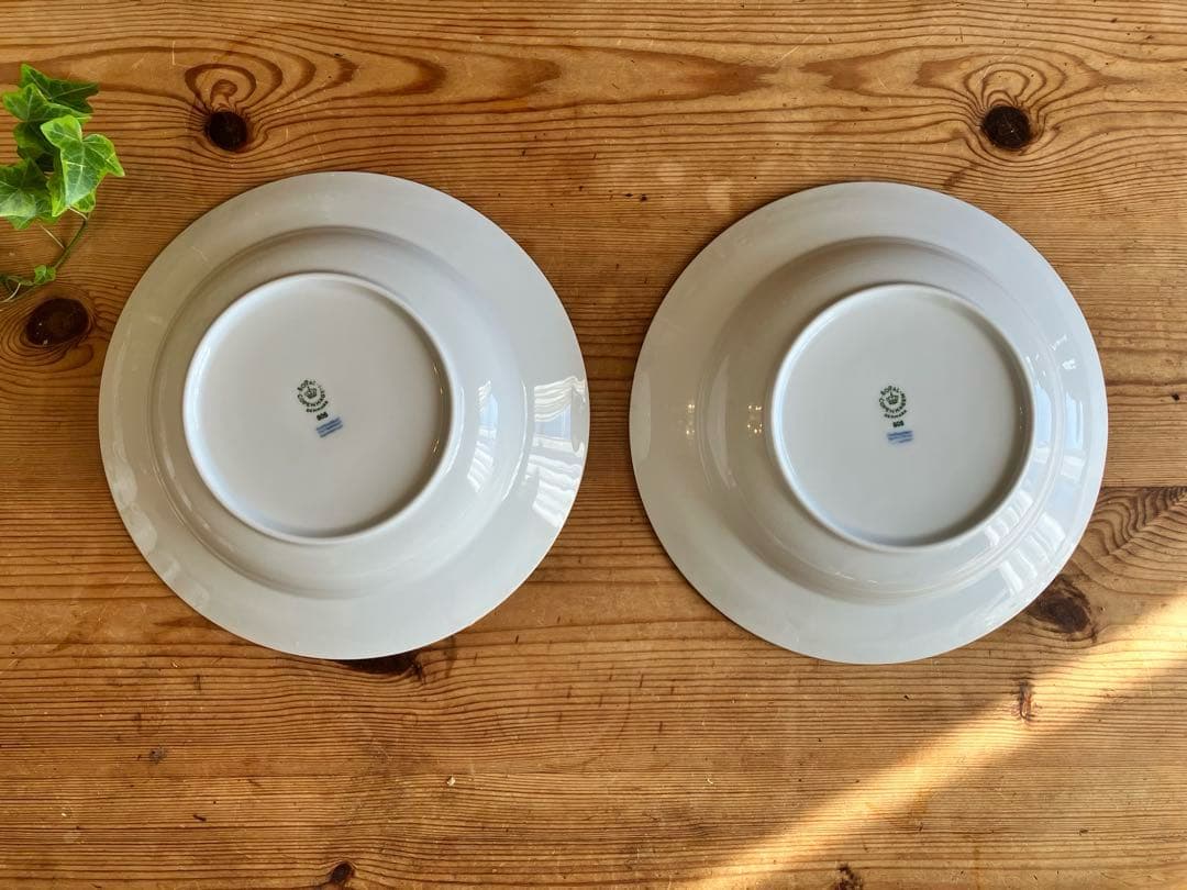 ロイヤルコペンハーゲン ホワイトフルーテッド 23.5スーププレート×2