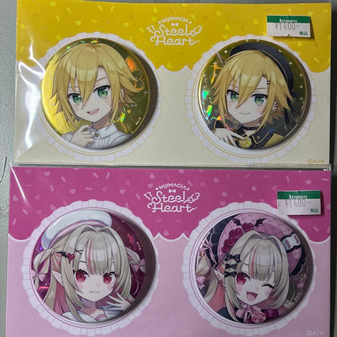 にじさんじ 魔界ノりりむ NIJIMAGIA 缶バッジ 卯月コウ おりコウ