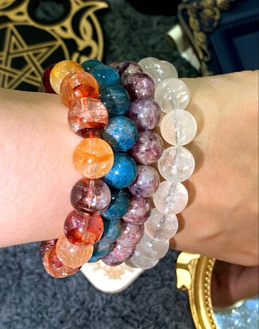 最強神道術式かけ！恋愛成就！ 【超レアキラキラ】千層リモナイトインクォーツ