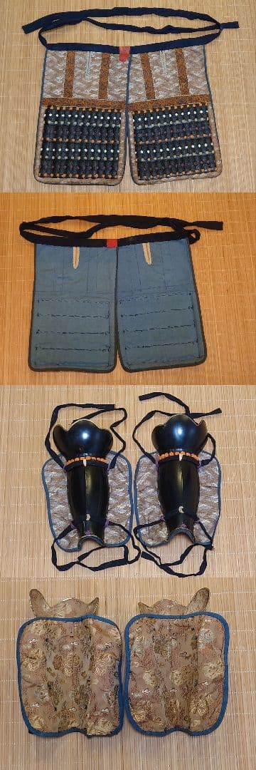 ◎週末限定値引中◎等身大海老胴沢瀉威半懸二枚胴具足＆鎧通刀＆扇子付