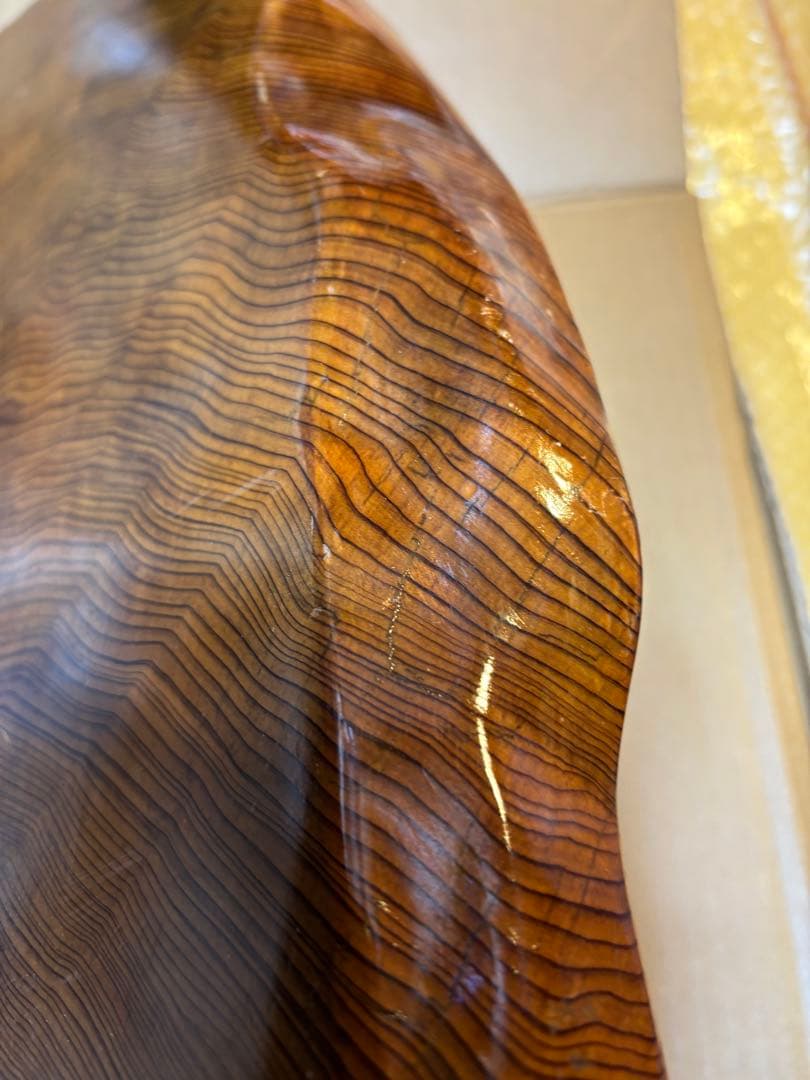 アンティークな大きめ屋久杉 花台 54cmx31cm 虎杢 希少 - メルカリ