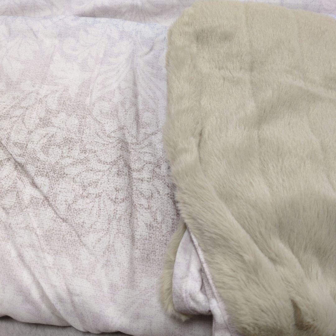 西川あったか掛けふとんカバー2枚組ラビットファー 清水康男様