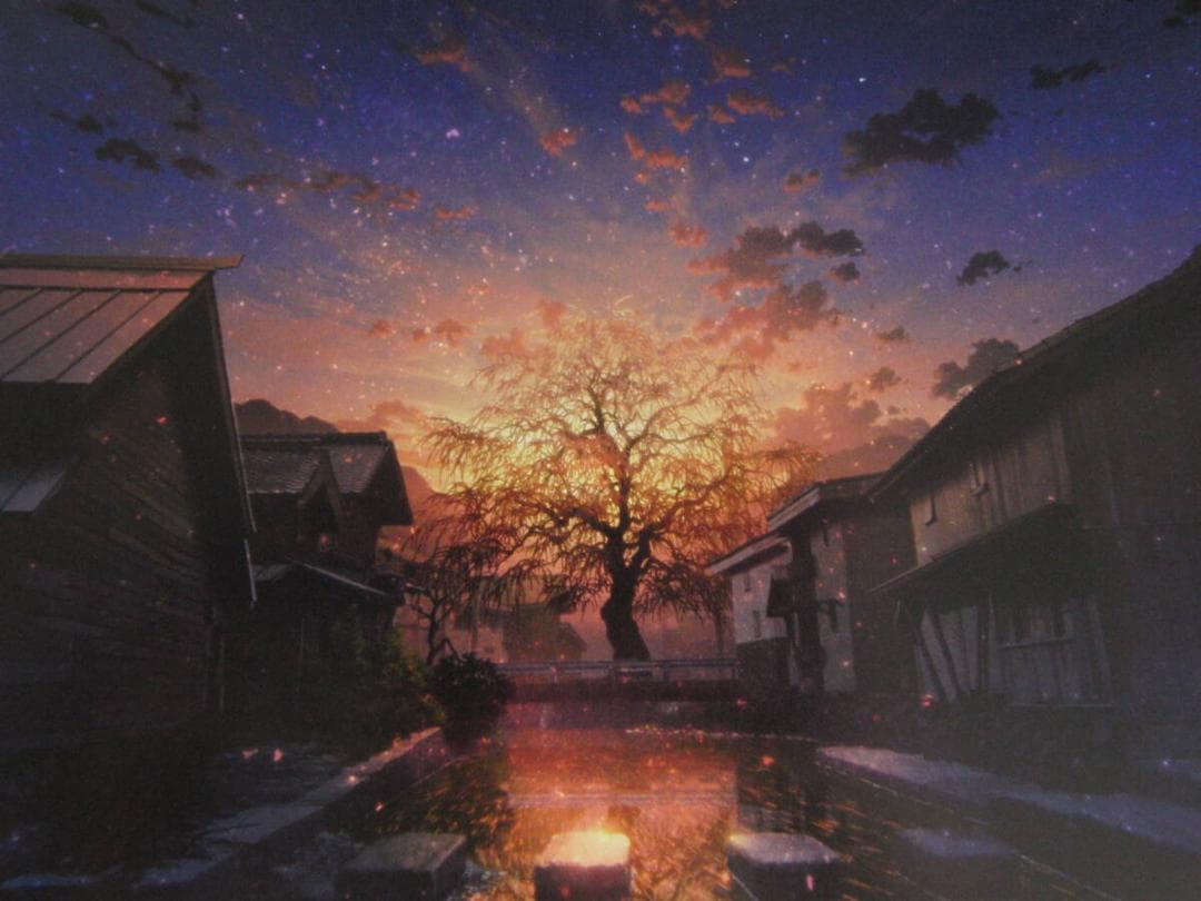 mocha、【時遊覧－希望-】、希少な額装用画集より、厳選、新品額装、状態良好