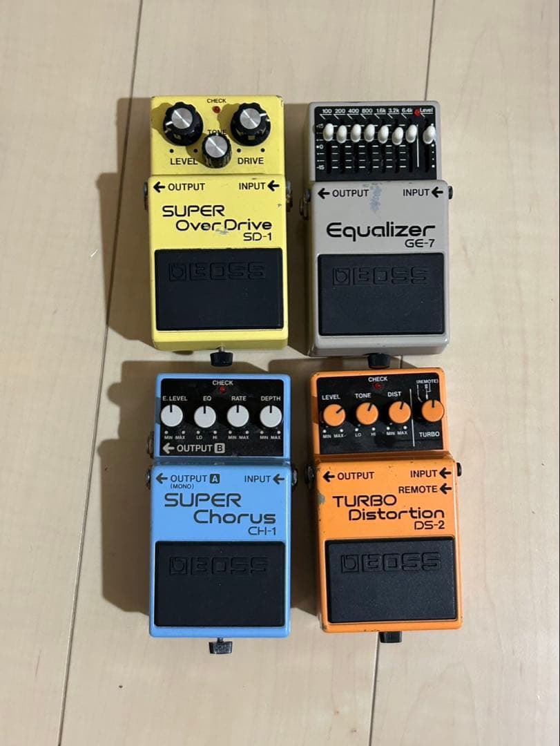 BOSS ギターエフェクターセット SD-1 CH-1 GE-7 DS-2 DS1-