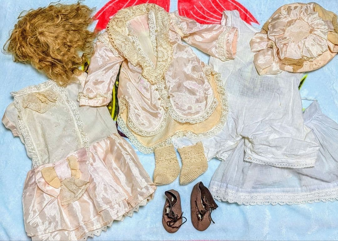 アンティーク ビスクドール S&H K*R 大きな子*** - メルカリ