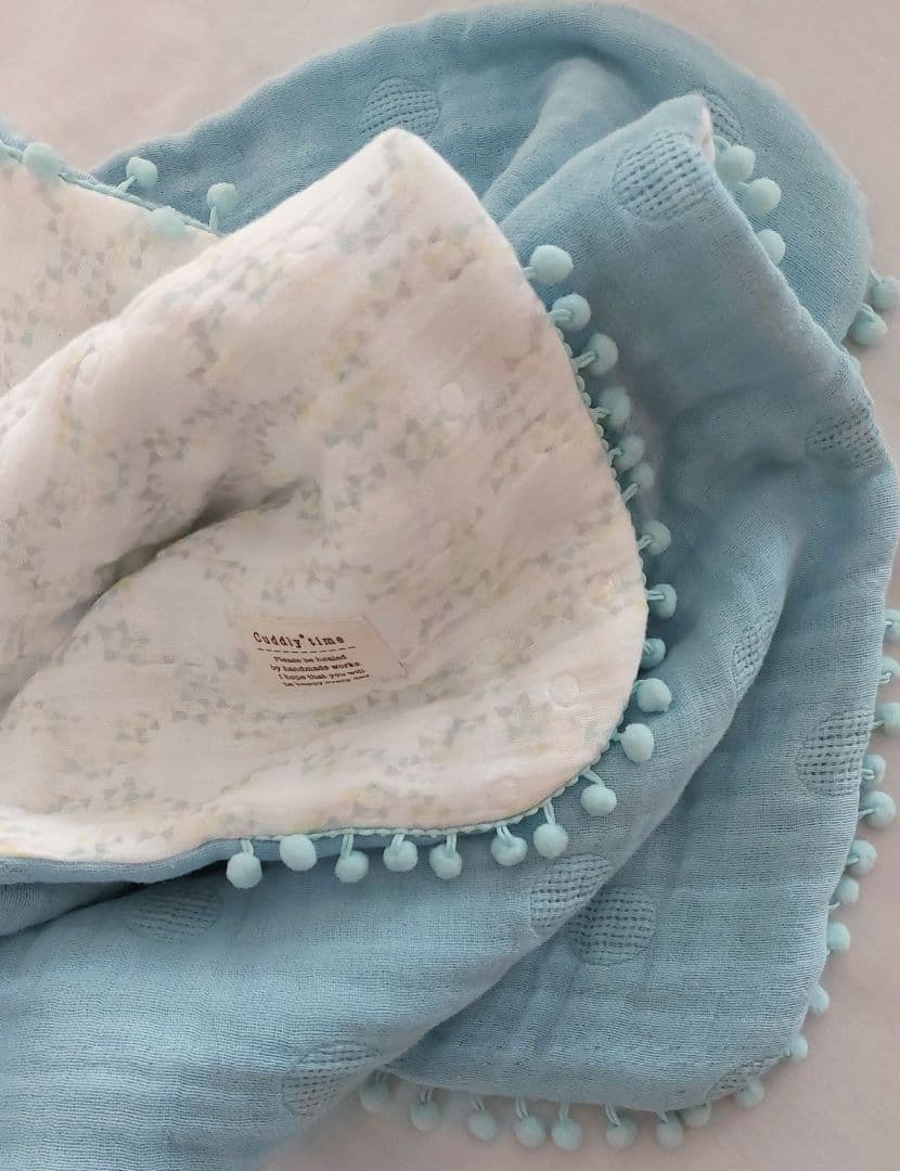 FUWARA ⭐雲のガーゼケット⭐ハンドメイド - メルカリ