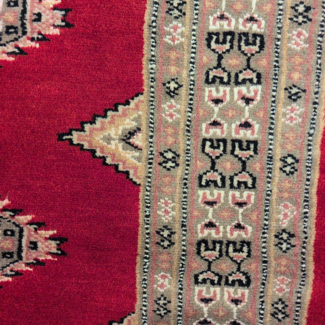 60x93cmパキスタン手織りマット(106)ギャッベ・ペルシャ・じゅうたん