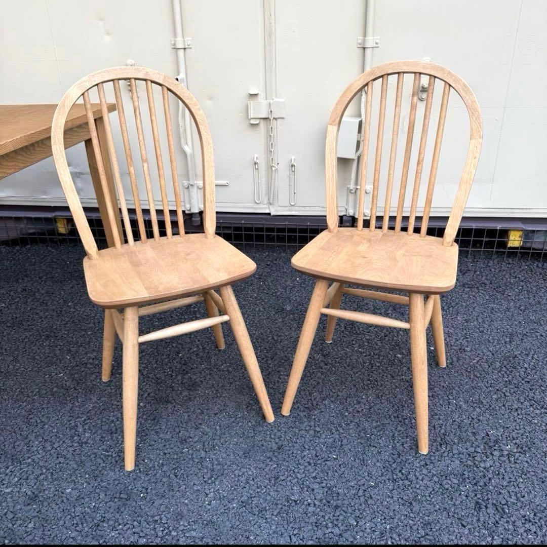 【美品】　関家具　マーガレット　無垢材 ダイニングチェア 北欧　バーチ材 美品】 関家具 マーガレット 無垢材 ダイニングチェア 北欧 バーチ材