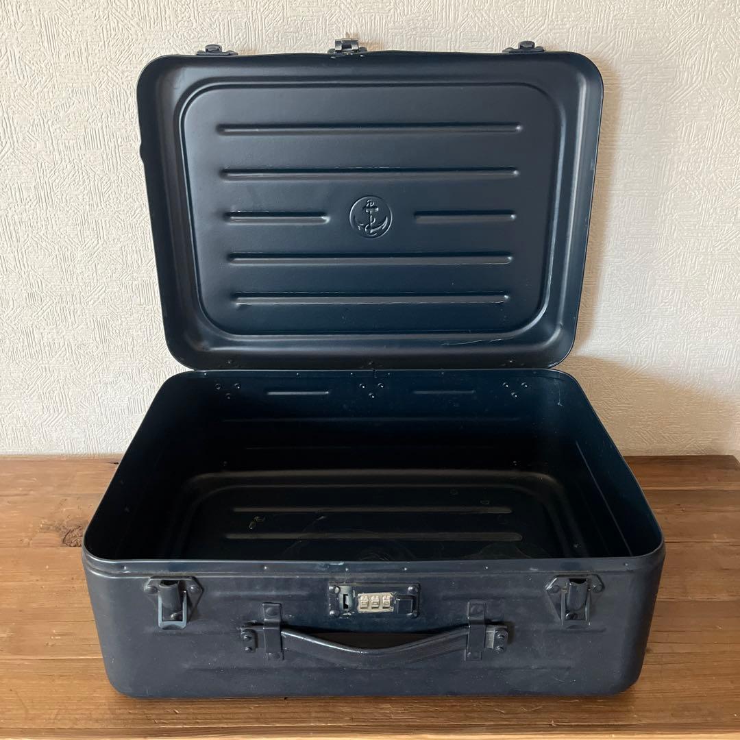 60-70年代 フランス海軍 アンカーマーク トランクケース アルミ - メルカリ