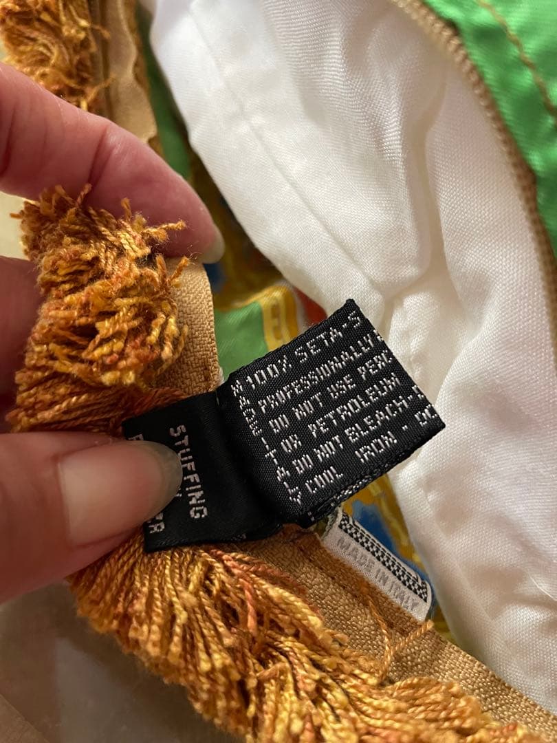 レア貴重‼︎ 価値ある ヴェルサーチ 超特大フリンジ付 古代ローマ調