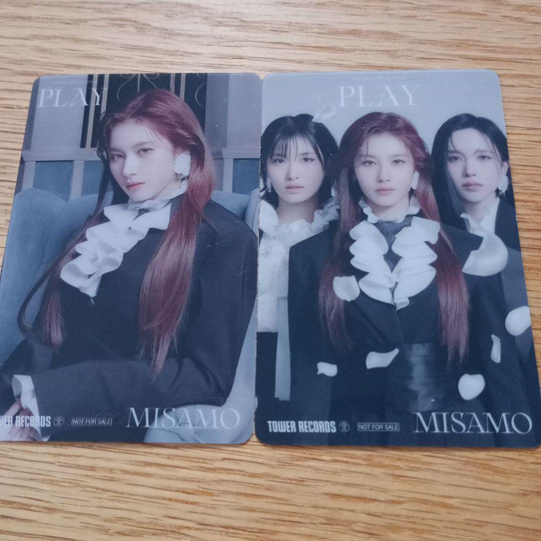 MISAMO ミサモ play タワレコ クリアカード トレカ サナ - メルカリ