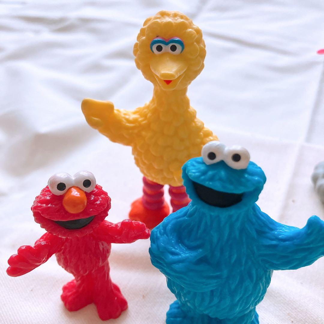 レア☆セサミストリート ヴィンテージ フィギュア9体セット レトロ