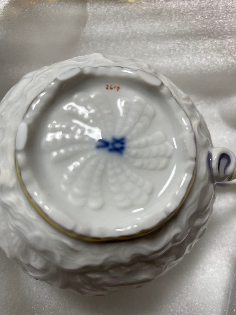 未使用 マイセン カップ&ソーサー スワンサービス インディアン