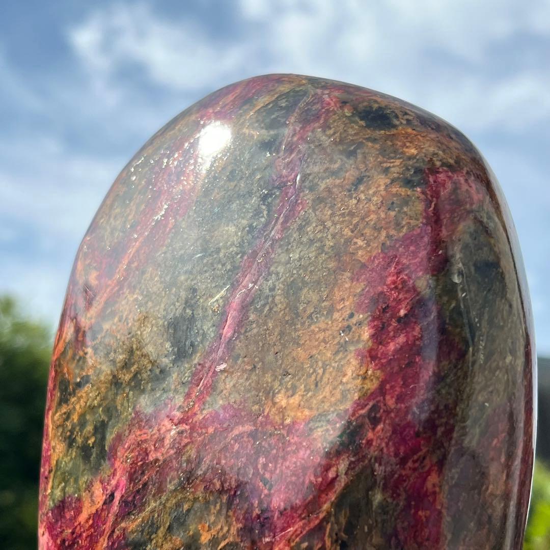 ✳️☆彩り鮮やか☆美しい発色☆七彩石 台湾七彩石 原石 色彩石 - メルカリ