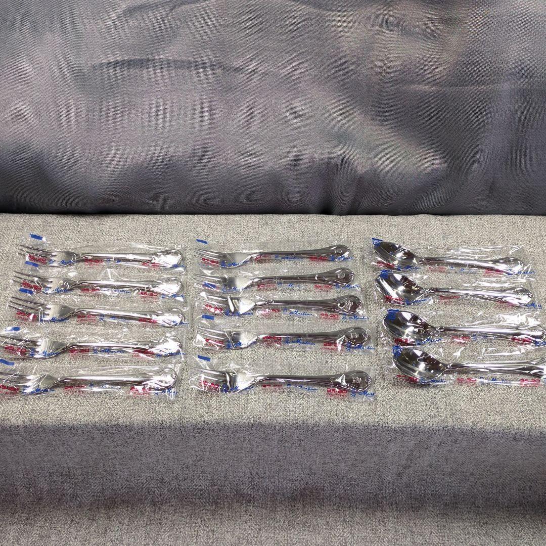 マーシャン エクシブル ステンレス25-20 フォーク スプーン 14本