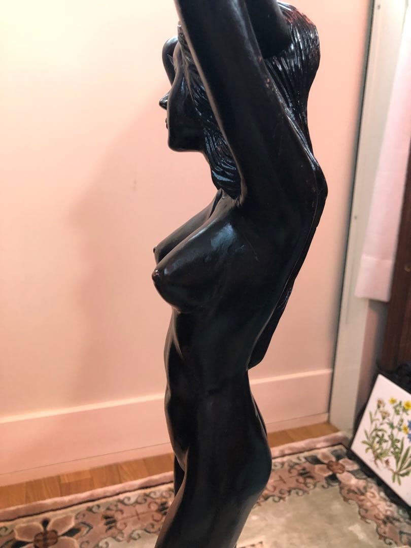 裸婦像 木製 約60cm 3.2kg