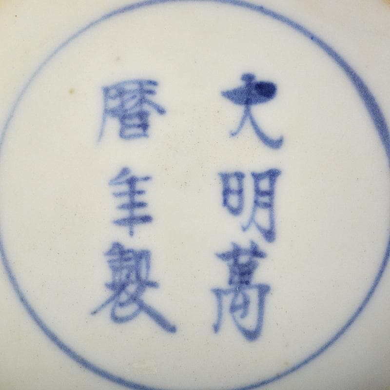 中国 大明萬暦年製款 赤絵 雲龍花文 双魚耳瓶 時代箱付 M R7343 - メルカリ