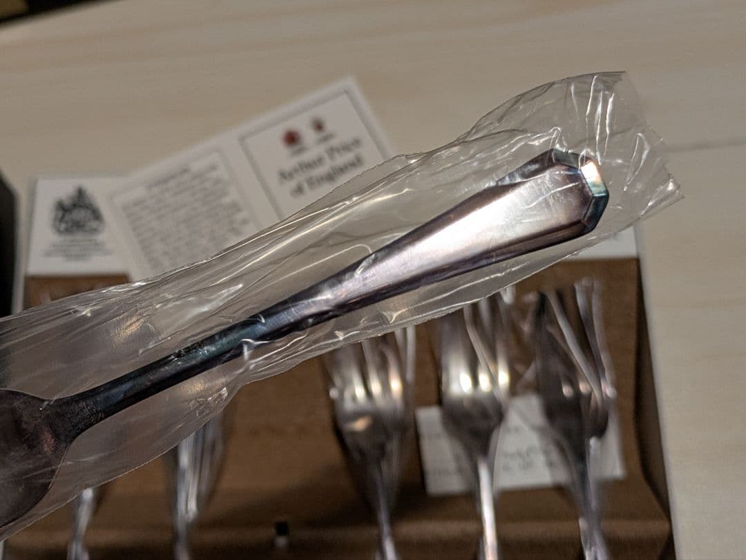 3-1.Arthur Price of England フォーク(グレシアン)