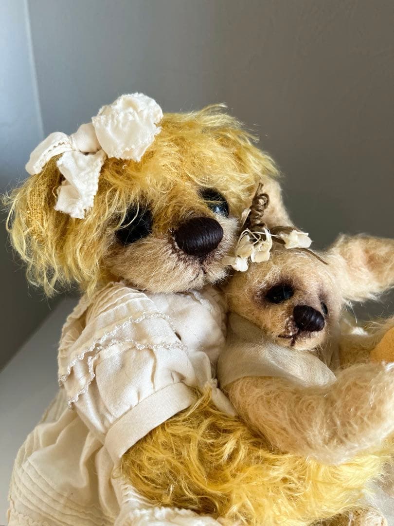 松山 里見 teddybear テディベア　国内作家様　テディベア作家　ウサギ