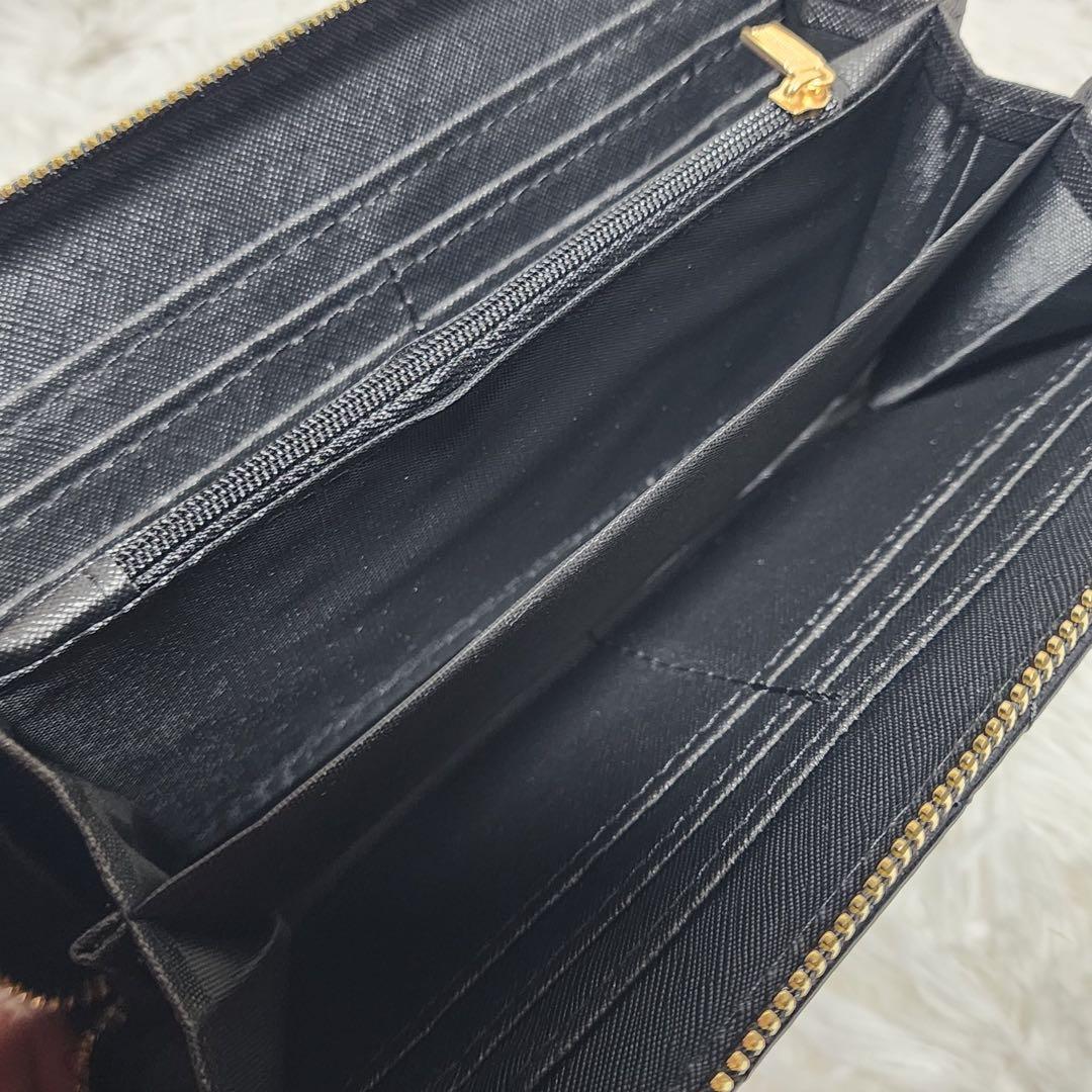 シャネル 長財布 キルティング デカロゴ 黒 ノベルティ - メルカリ