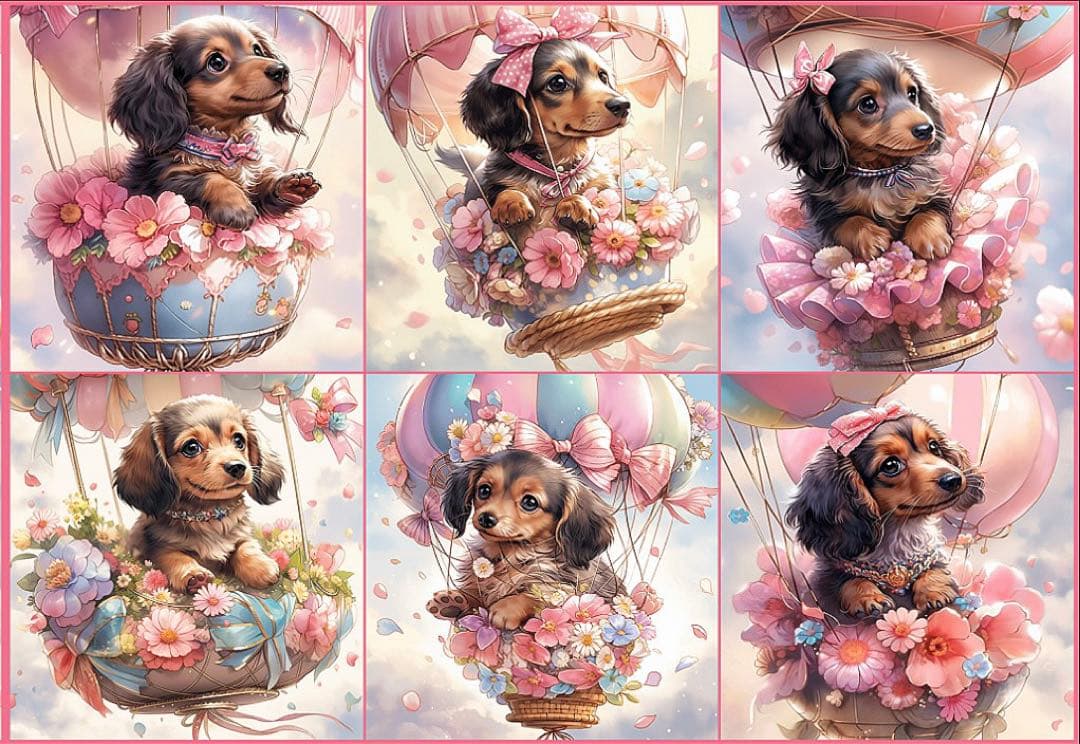 12/13締切❌即購入不可❌オーダー専用ページ　バルーンとダックス　パネル生地 実物大型紙】バルーンタックパンツ 国産生地・刺繍生地の通販 【遊布