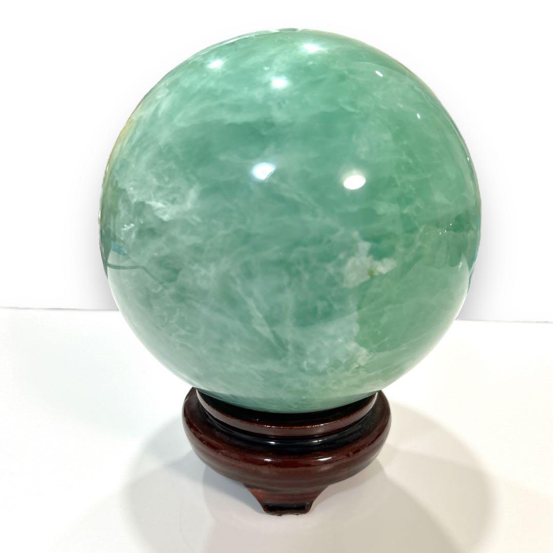 天然石 パワーストーン ボール グリーン 球体 置物 水晶 12cm 3.2kg