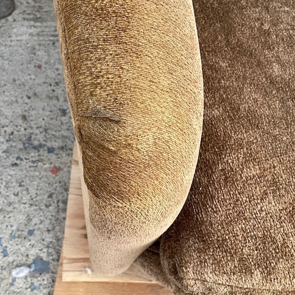 アメリカビンテージ 一人掛けソファ 1Pソファ ファブリック 回転式