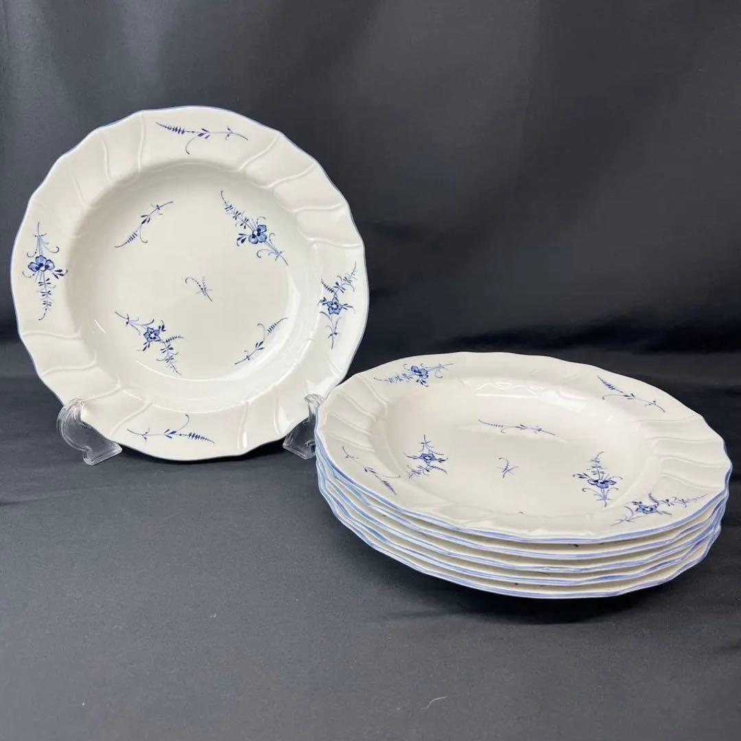 ビレロイ＆ボッホ オールドルクセンブルク スーププレート 6枚 旧ロゴ