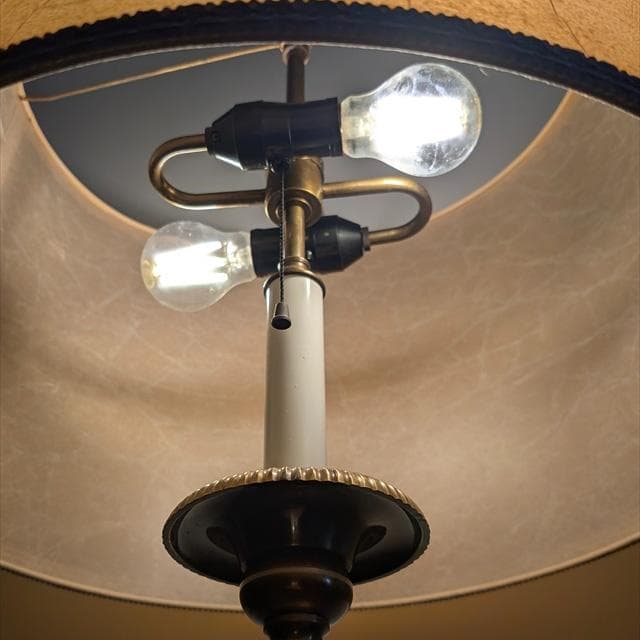 山菊工芸2灯フロアランプ（1986年製） - メルカリ