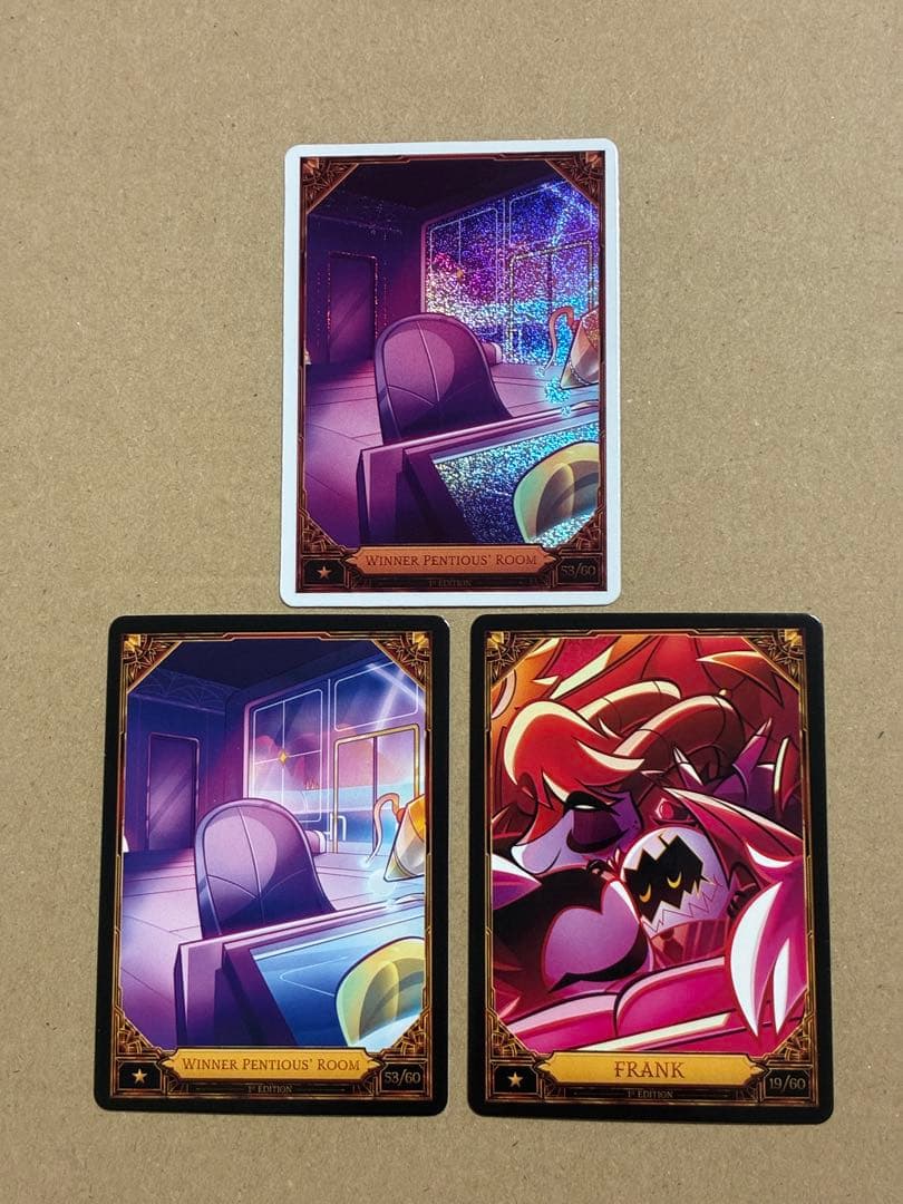 ハズビンホテル トレカ ペンシャス エッギーズ フランク foil - メルカリ