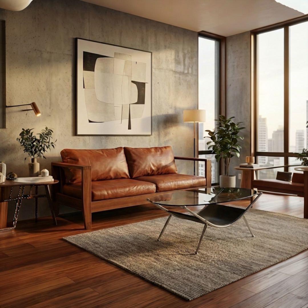 ガラステーブル ミッドセンチュリー レトロ スペースエイジ - メルカリ