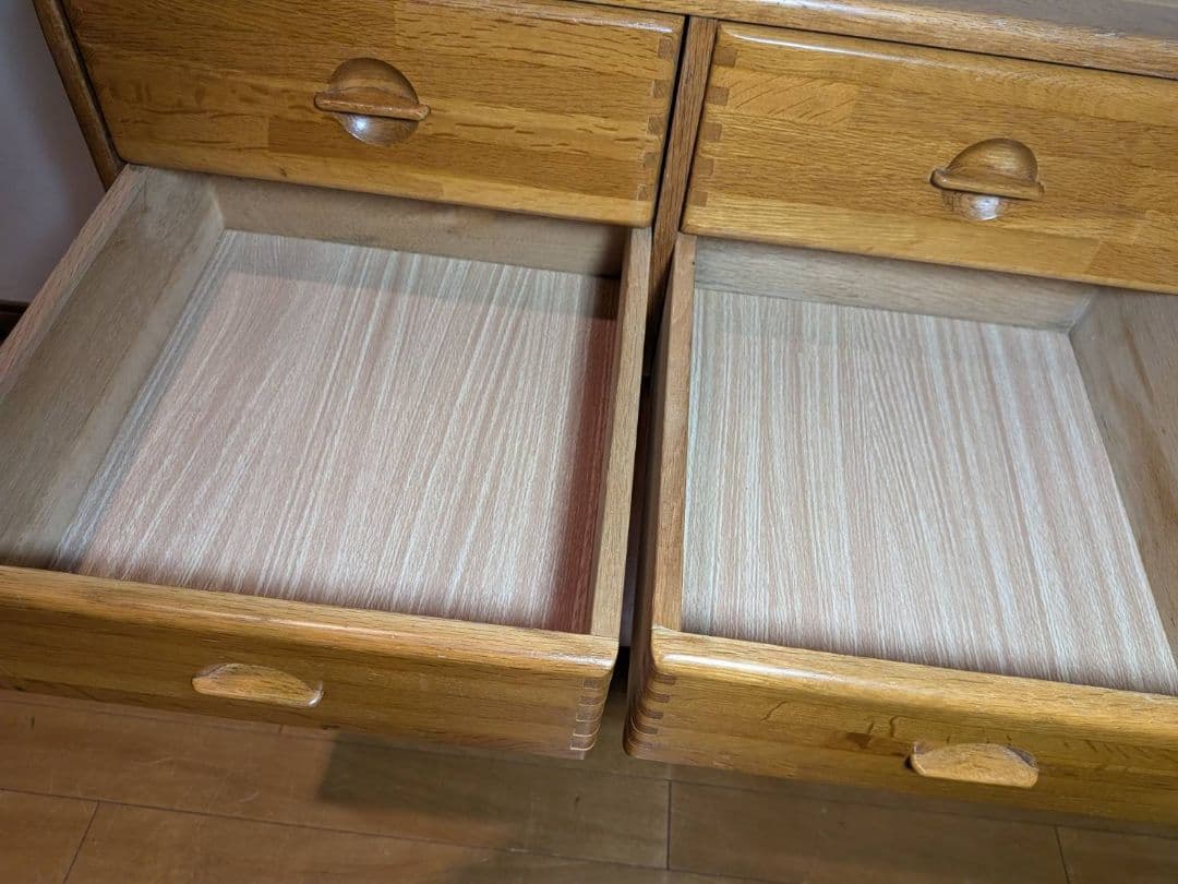 《送料込》ナジコ 80年代 ヴィンテージキャビネット 木製棚 北欧レトロ家具