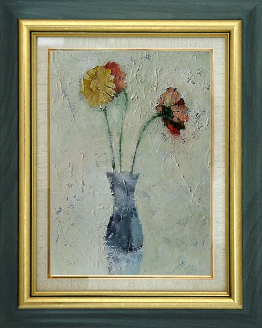 油絵 菅家令子 絵 絵画 インテリア F6-030501 花 - メルカリ