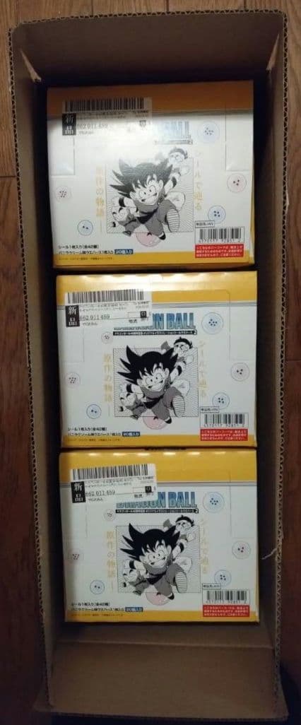 箱　ドラゴンボール40周年記念　オリジナルイラストレーション　シールウエハース2 Amazon.co.jp: ドラゴンボール40周年記念 オリジナル