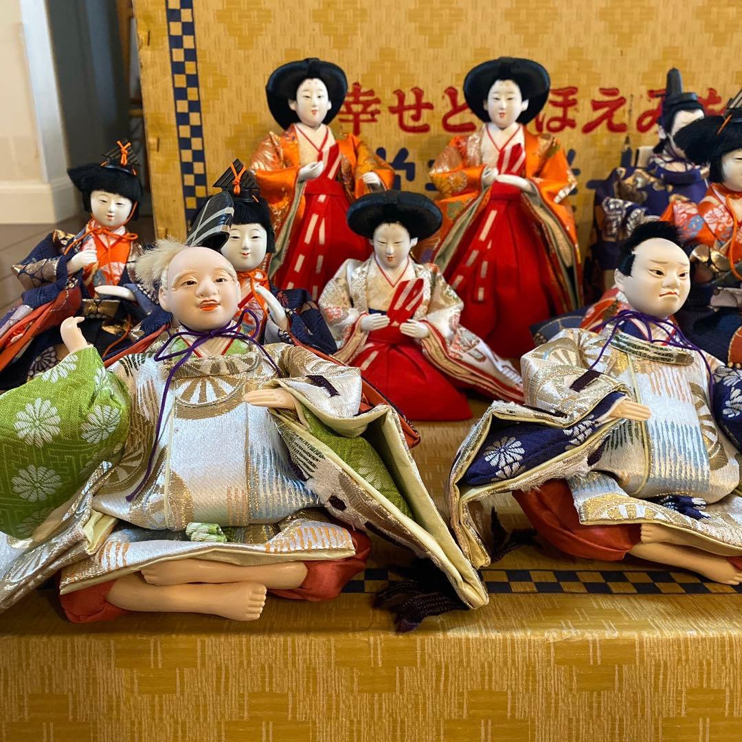 雛人形 十五人揃え 段飾り 昭和45年 昭和 昭和レトロ ひな祭り