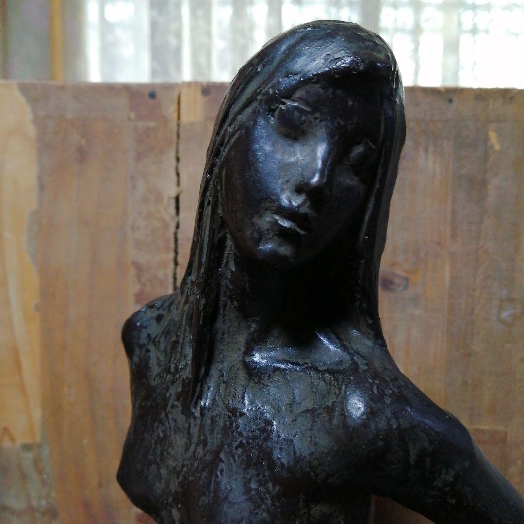 浦山一雄　ブロンズ像　青春　50cm　9.6kg