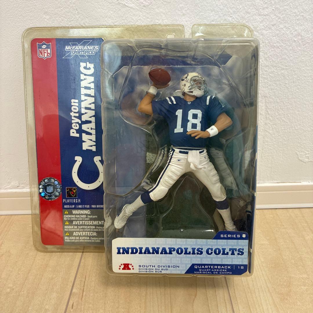 【新品未開封】ペイトン・マニング　NFL マクファーレンズ　アメフト　フィギュア Yahoo!オークション -「マクファーレンnfl」(フィギュア) の落札相場