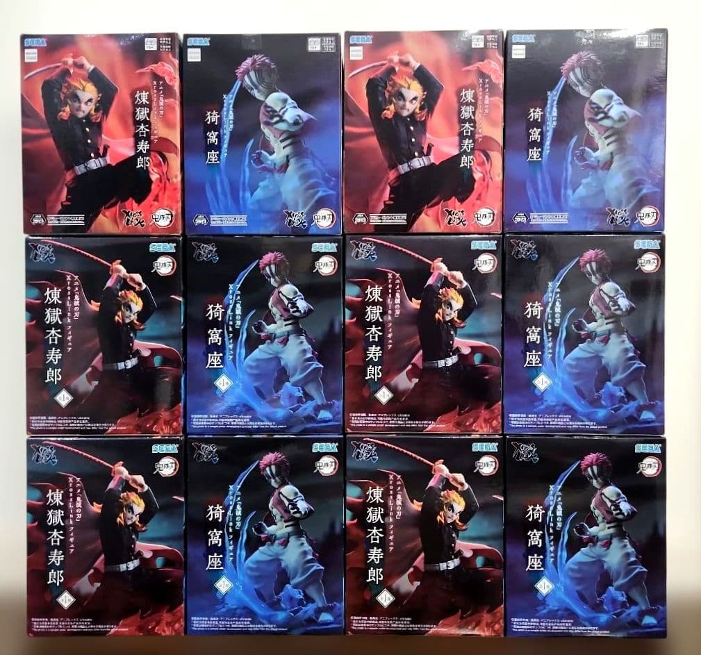 鬼滅の刃 クロスリンク 煉獄杏寿郎 猗窩座 フィギュア　12体セット 楽天市場】鬼滅の刃 Xross Link フィギュア 煉獄杏寿郎 ＆ 猗窩座 2体