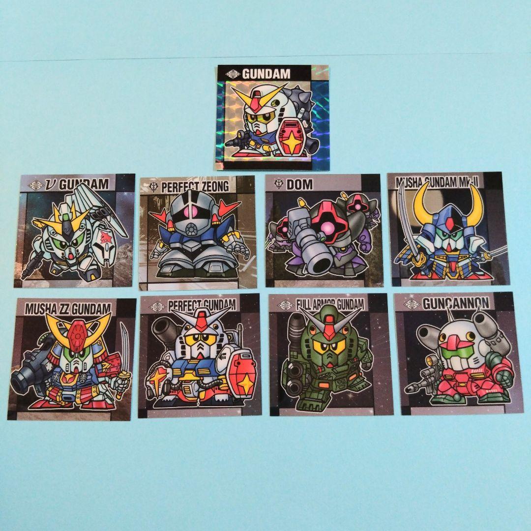 元祖SDガンダムスナック シール ガンダム、パーフェクトジオング他 9枚