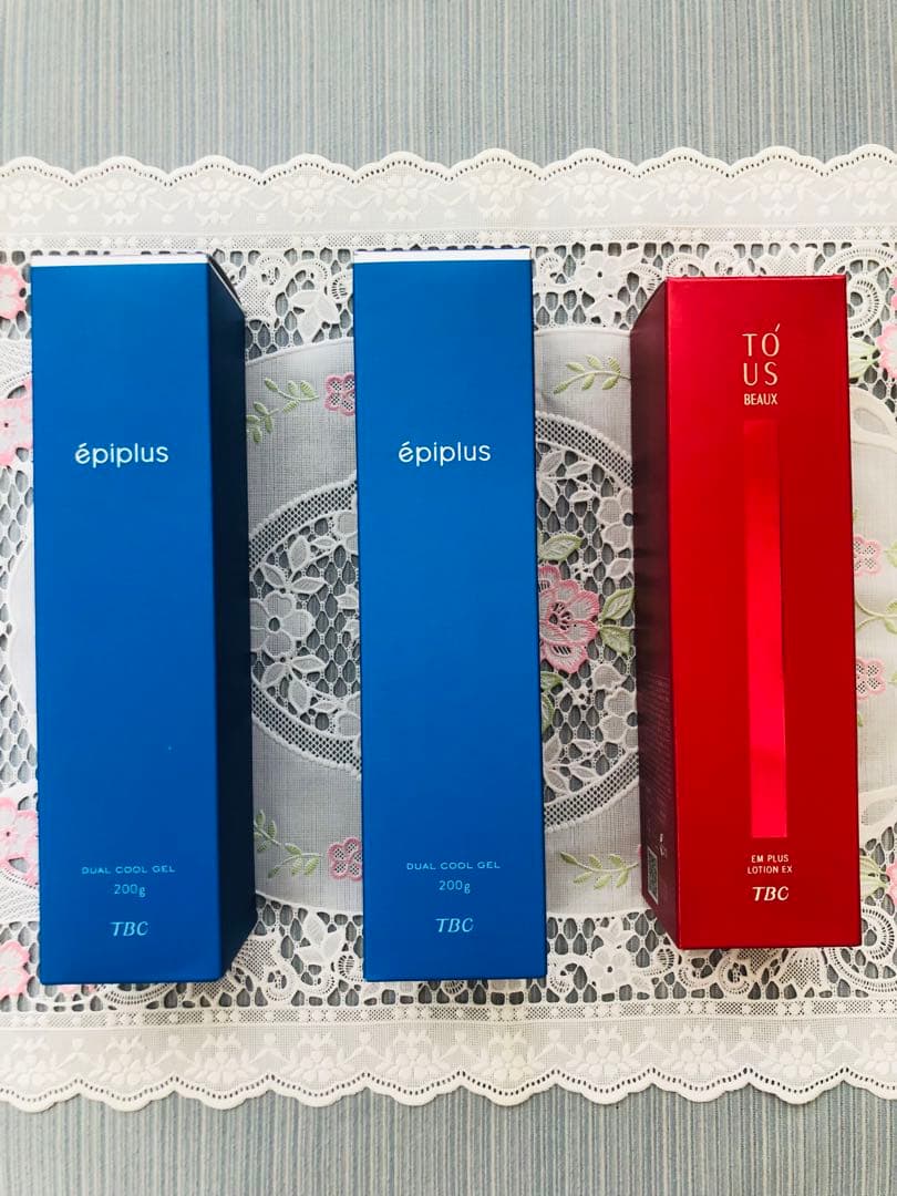 新品 TBCデュアルクールゲル200g2本 EMプラスローション130ml 1本 試してみた】TBC エピプラス デュアルクールゲルのリアルな口コミ