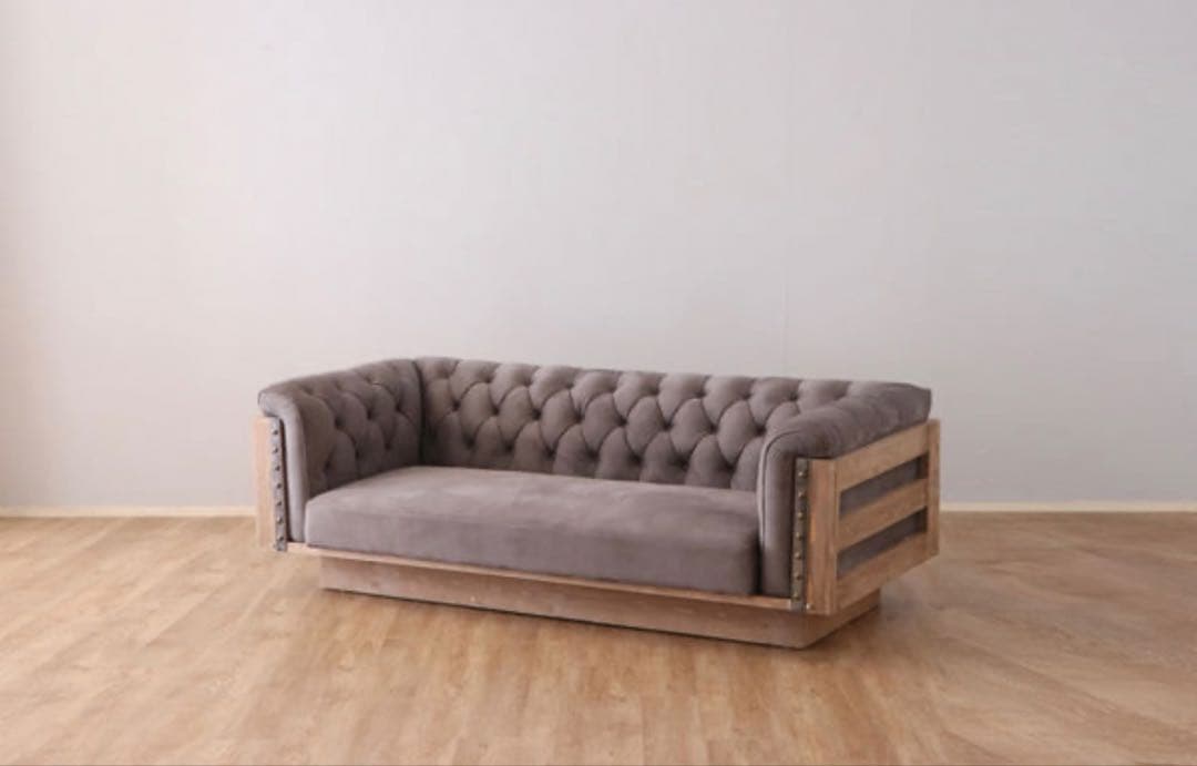 東馬 TOHMA プーリー 3Pソファ モデルハウス展示品 2/28以降発送