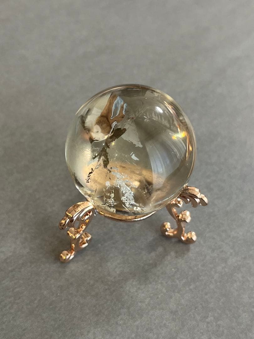 【高品質】シトリン　スフィア　4.2cm