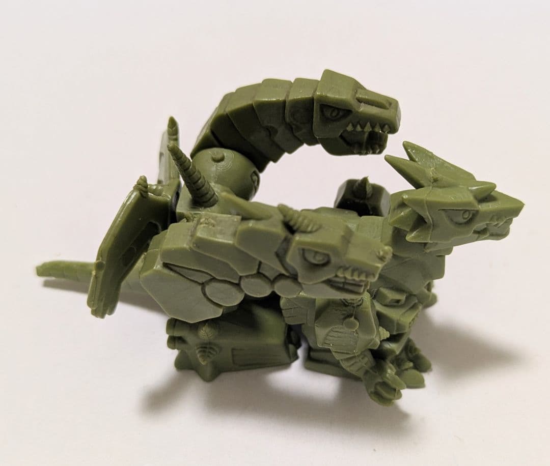 ガン消し　ガンマドラゴン　深緑　欠品あり ガン消し日記 変形した状態があるガン消しをまとめてみた。 SDガンダム