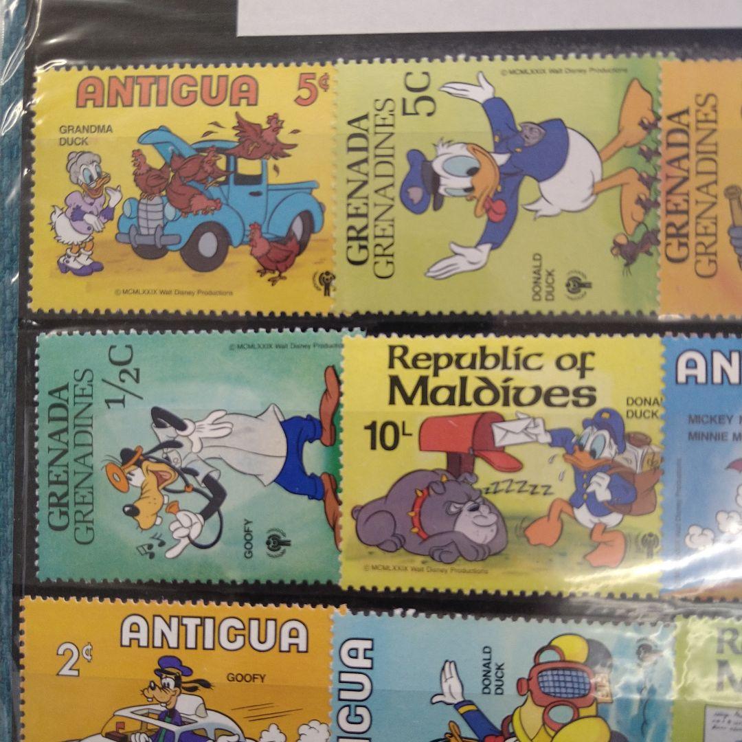 ディズニー ミッキー 外国切手 海外切手 古切手 ヴィンテージ
