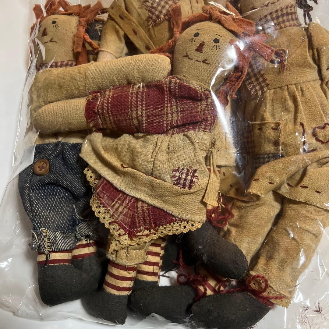 ビンテージ アメリカカントリー人形 家族 - メルカリ