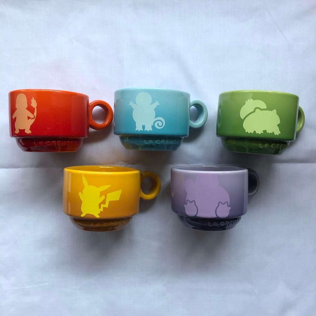 ル・クルーゼ ポケモン スタッキング・マグ 5個セット【新品・未使用