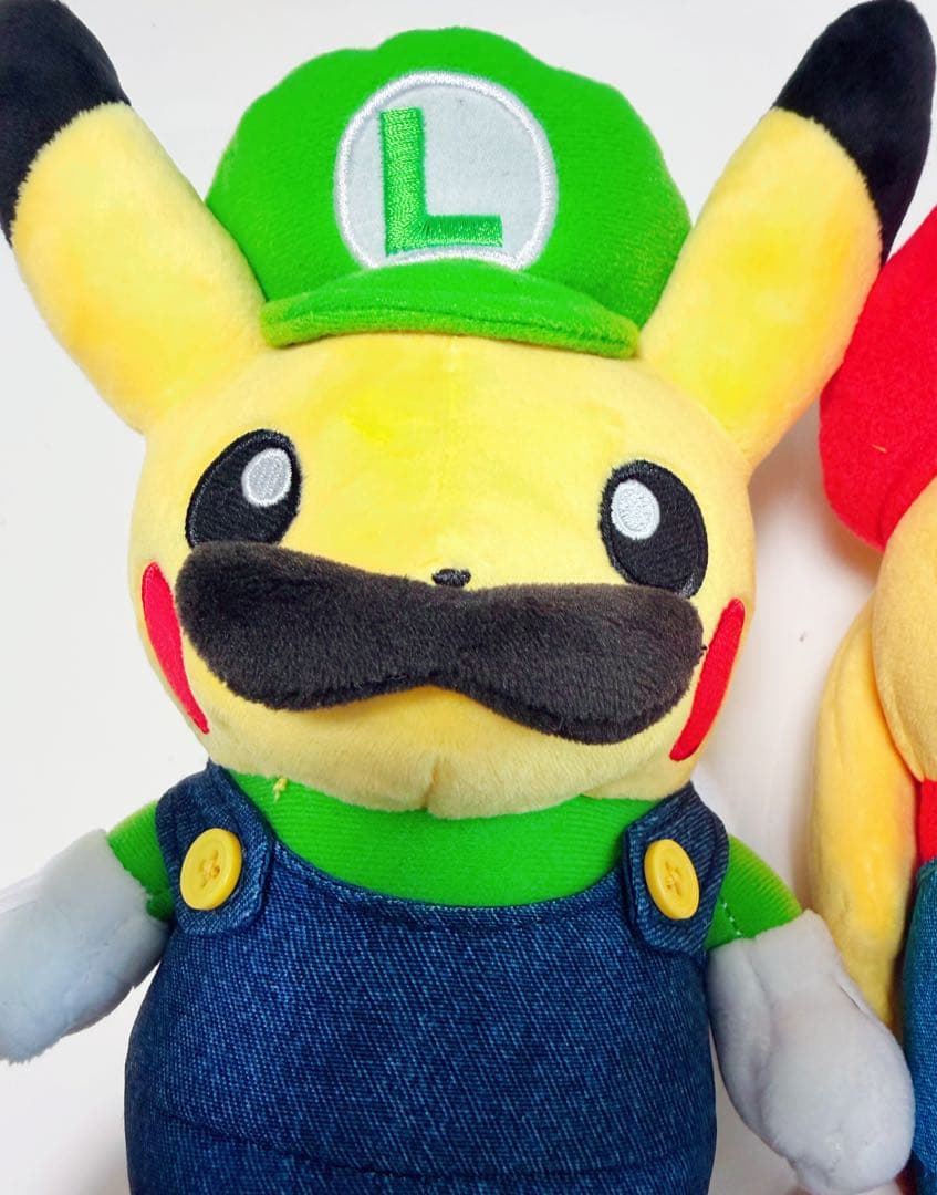 マリオピカチュウ ルイージピカチュウ ぬいぐるみ ポケモン - メルカリ