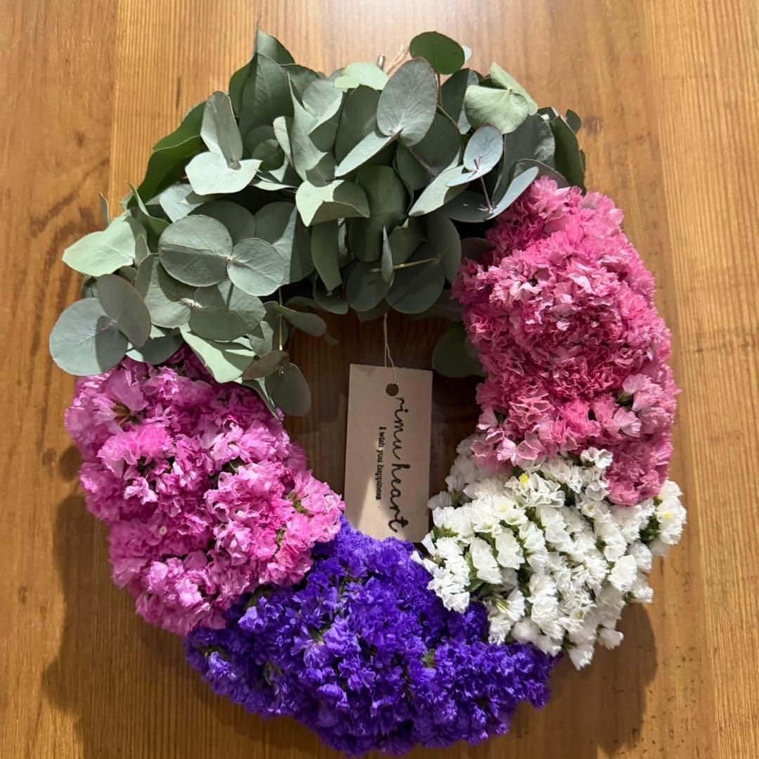 お花畑のリース たまご型 - メルカリ