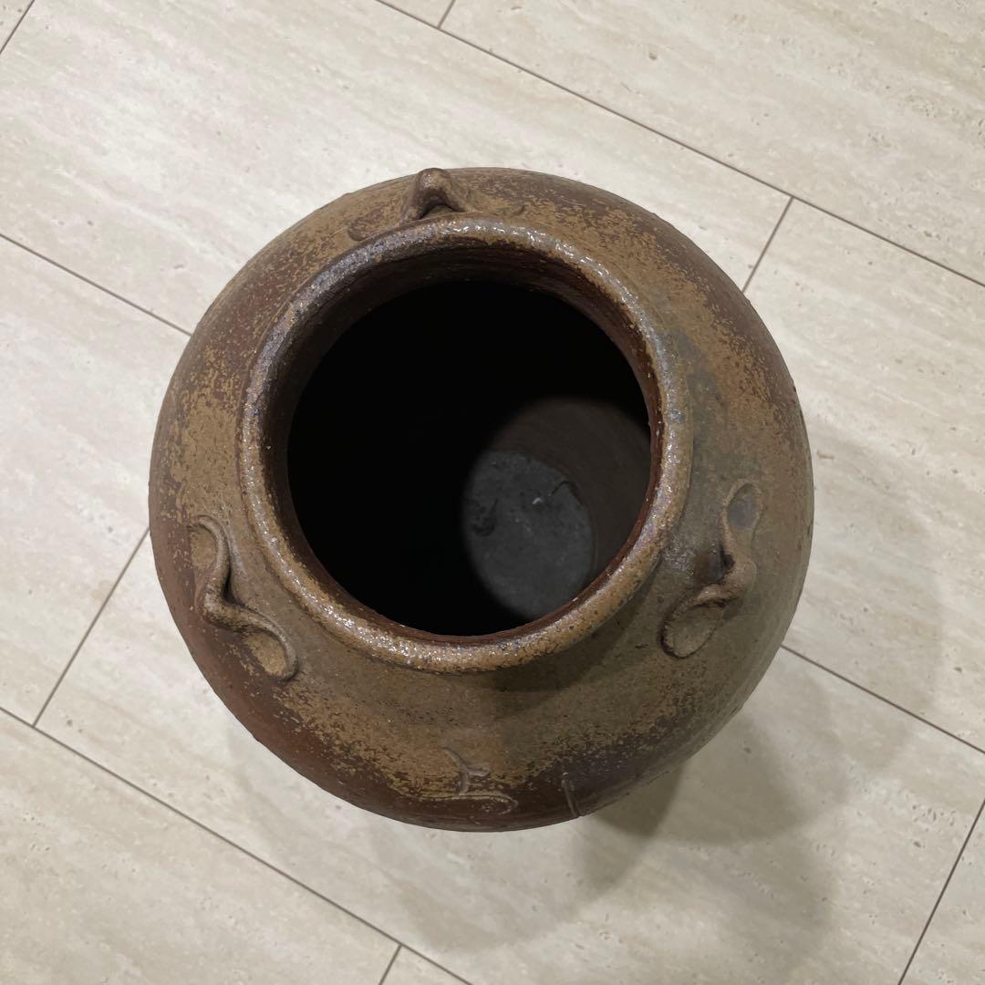 古備前 三耳壺 陶芸 アンティーク 備前焼 コレクション - メルカリ