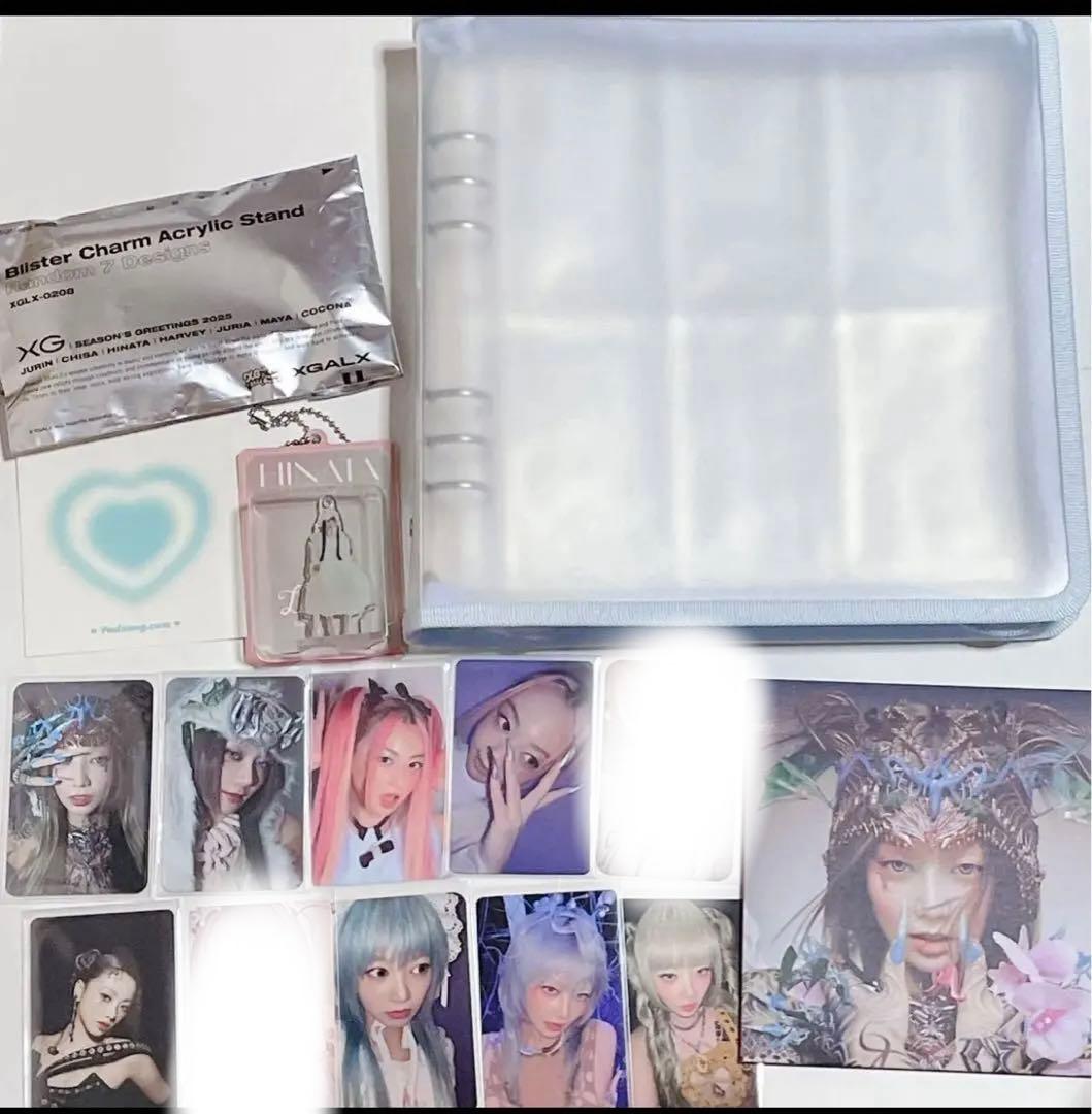 XG ヒナタ　まとめ売り　ラキドロ　トレカ　バインダー　アルバム　アクスタトレカ XG ヒナタ まとめ売り ラキドロ トレカ バインダー アルバム アクスタ